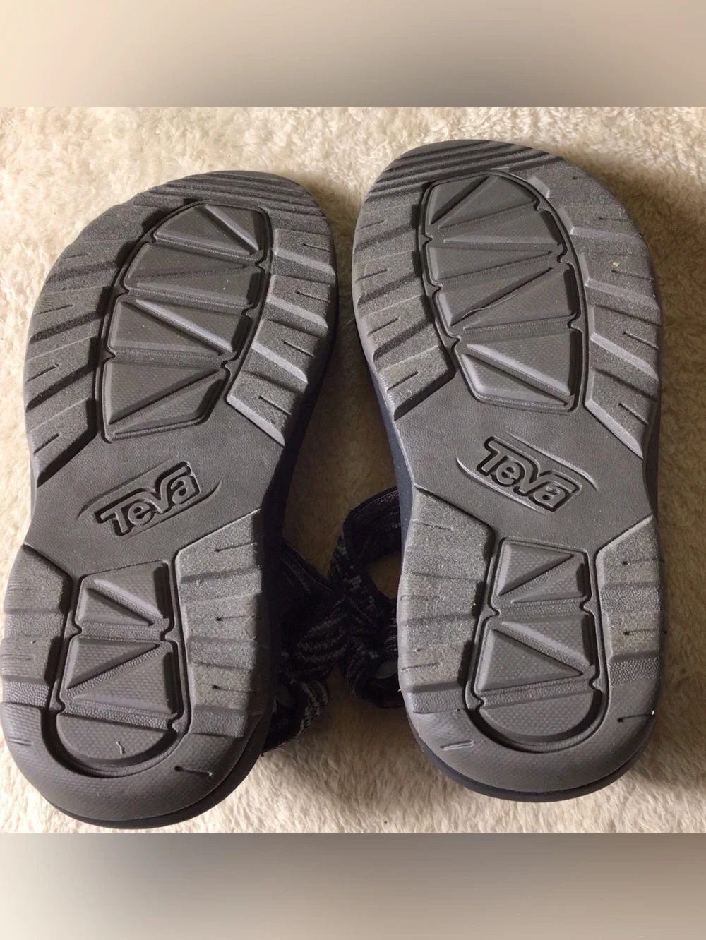Teva Kids Black and Gray Sandals